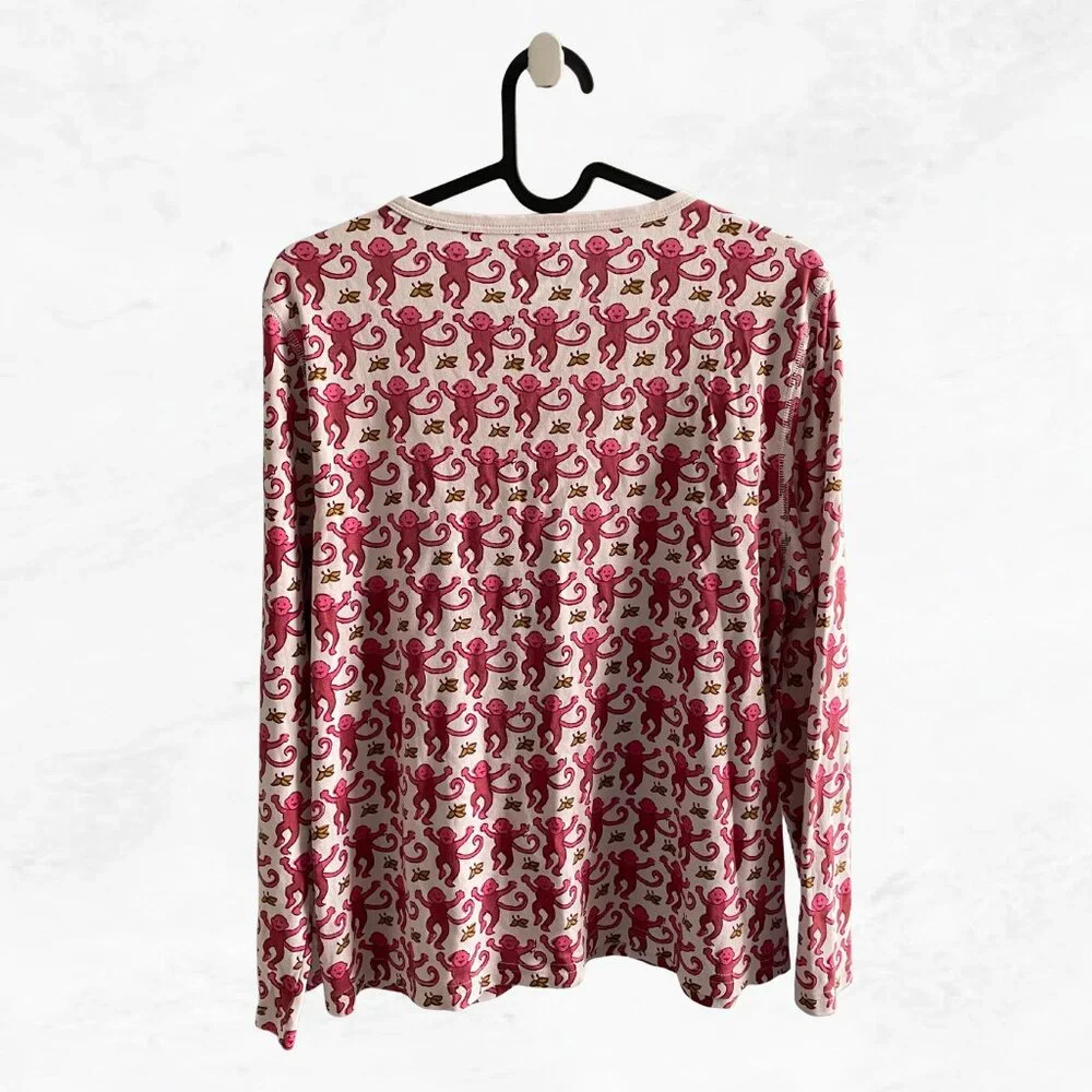 Roller Rabbit Monkey Pajama Top - Picture 5 of 7